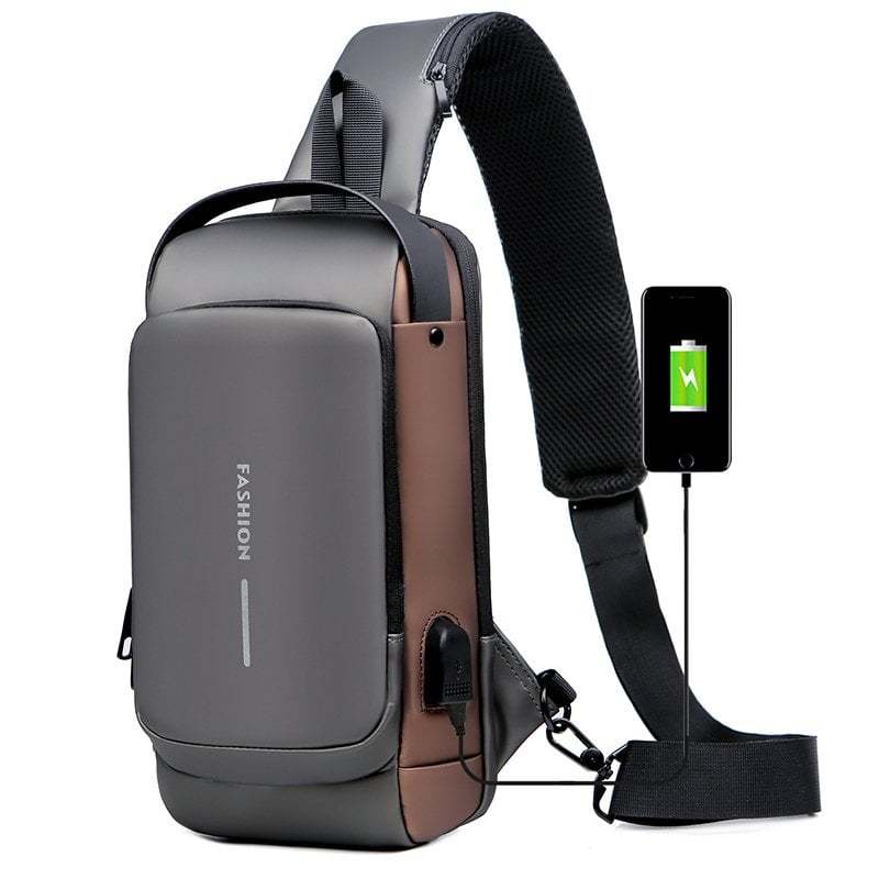 Sport-Sling mit USB-Aufladung Anti-Diebstahl-Schultertasche (Kaufen Sie 2 versandkostenfrei)