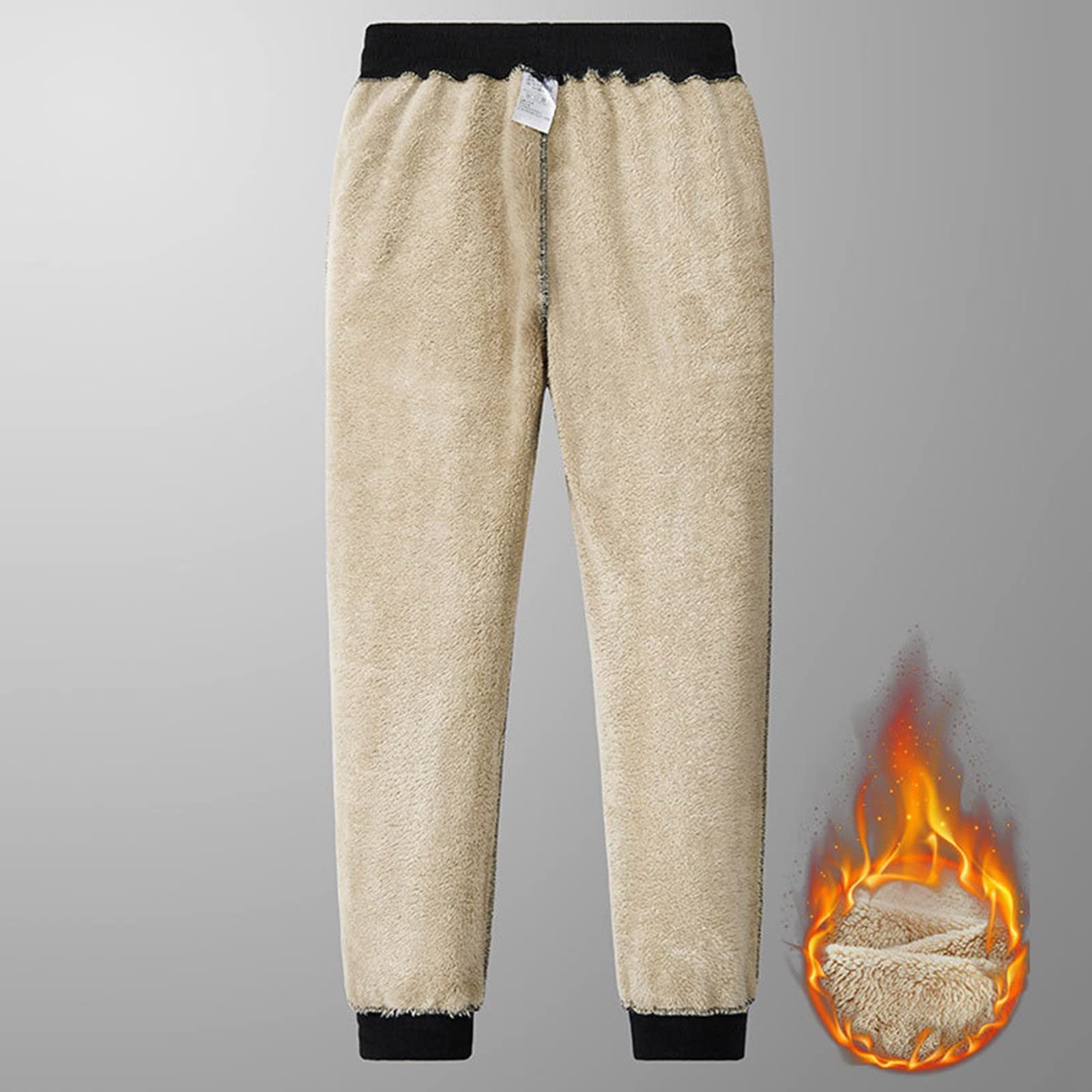  Winter-Freizeitsporthose aus Fleece für Herren in Übergröße