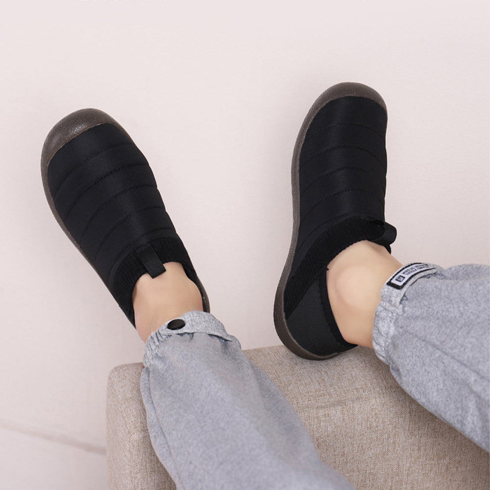 Plüschpantoffeln mit variablen Baumwollschuhen