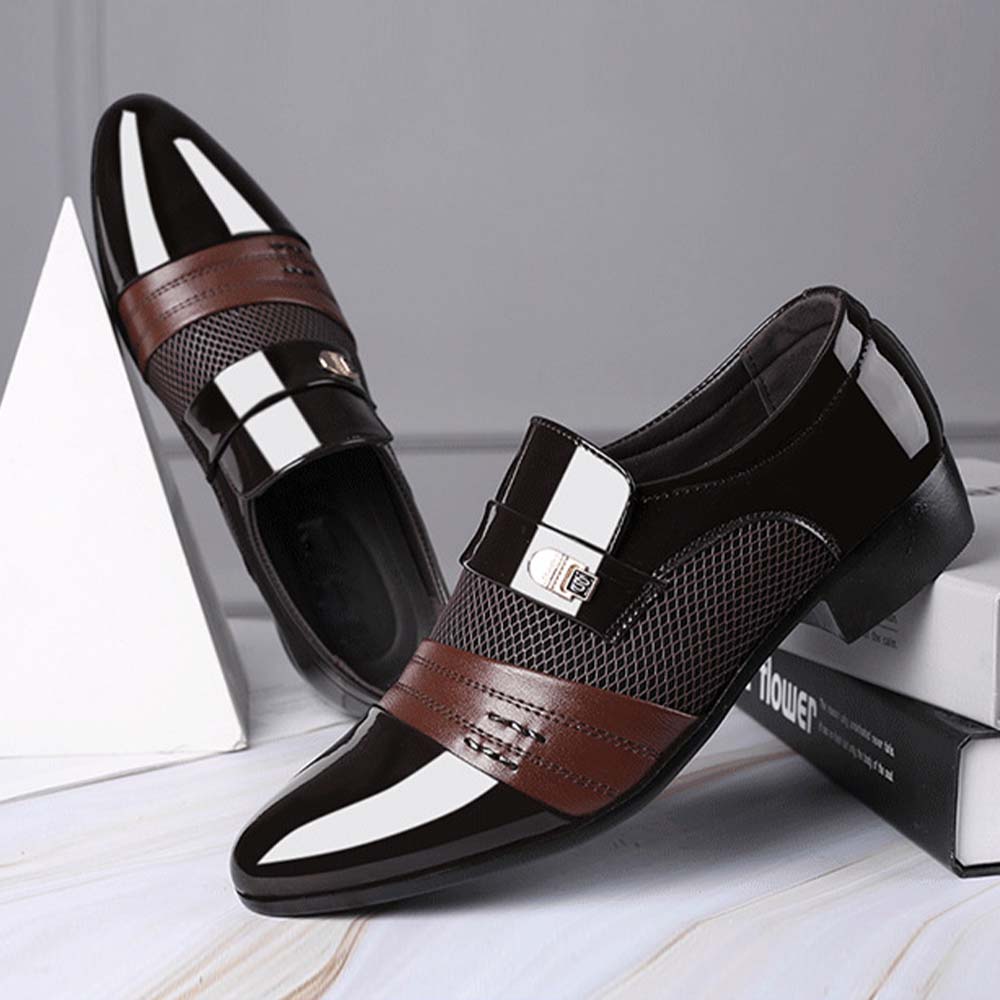 Herren-Business-Casual-Lederschuhe, Hochzeitsschuhe