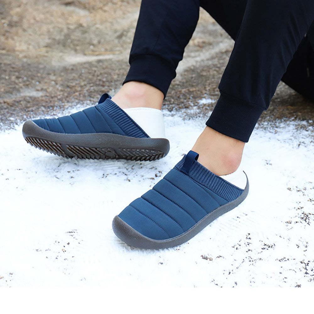 Plüschpantoffeln mit variablen Baumwollschuhen