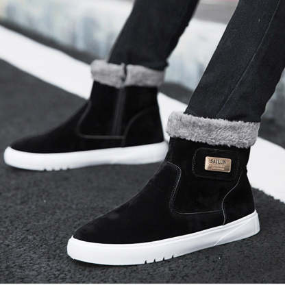 Winter dickes Fleece warme Baumwollschuhe Martin Stiefel