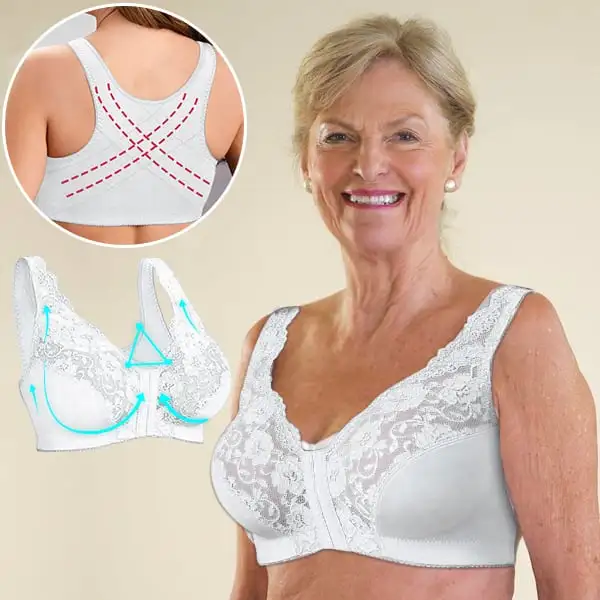 🔥Beim Kauf am letzten Tag 50 % RABATT😍-Haken vorne, Stretch-Spitze, Super-Lift und Haltungskorrektur – ALLES IN EINEM BH!