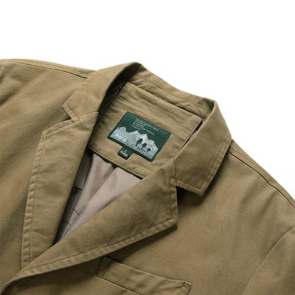  Herbstliche Herren-Freizeitanzug-Reversjacke