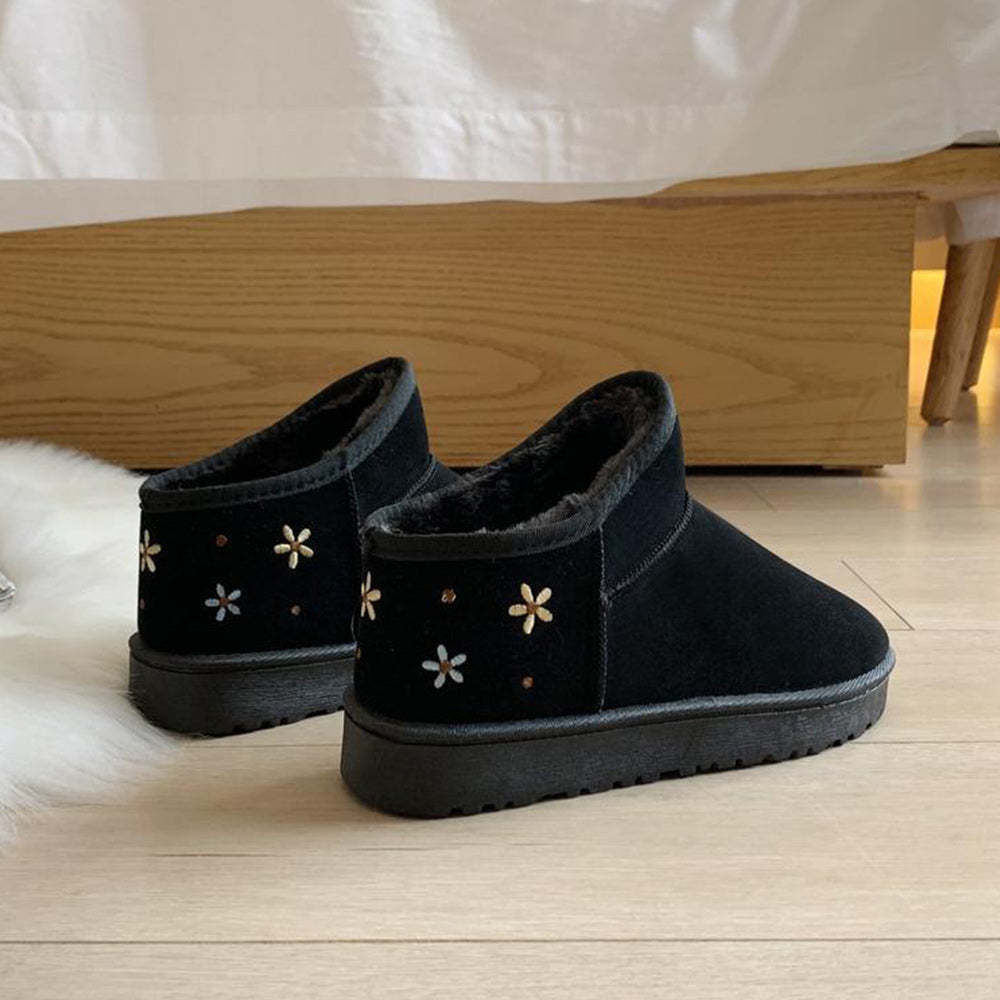 Winter neue koreanische Damen plus Samt dicke warme Baumwollschuhe