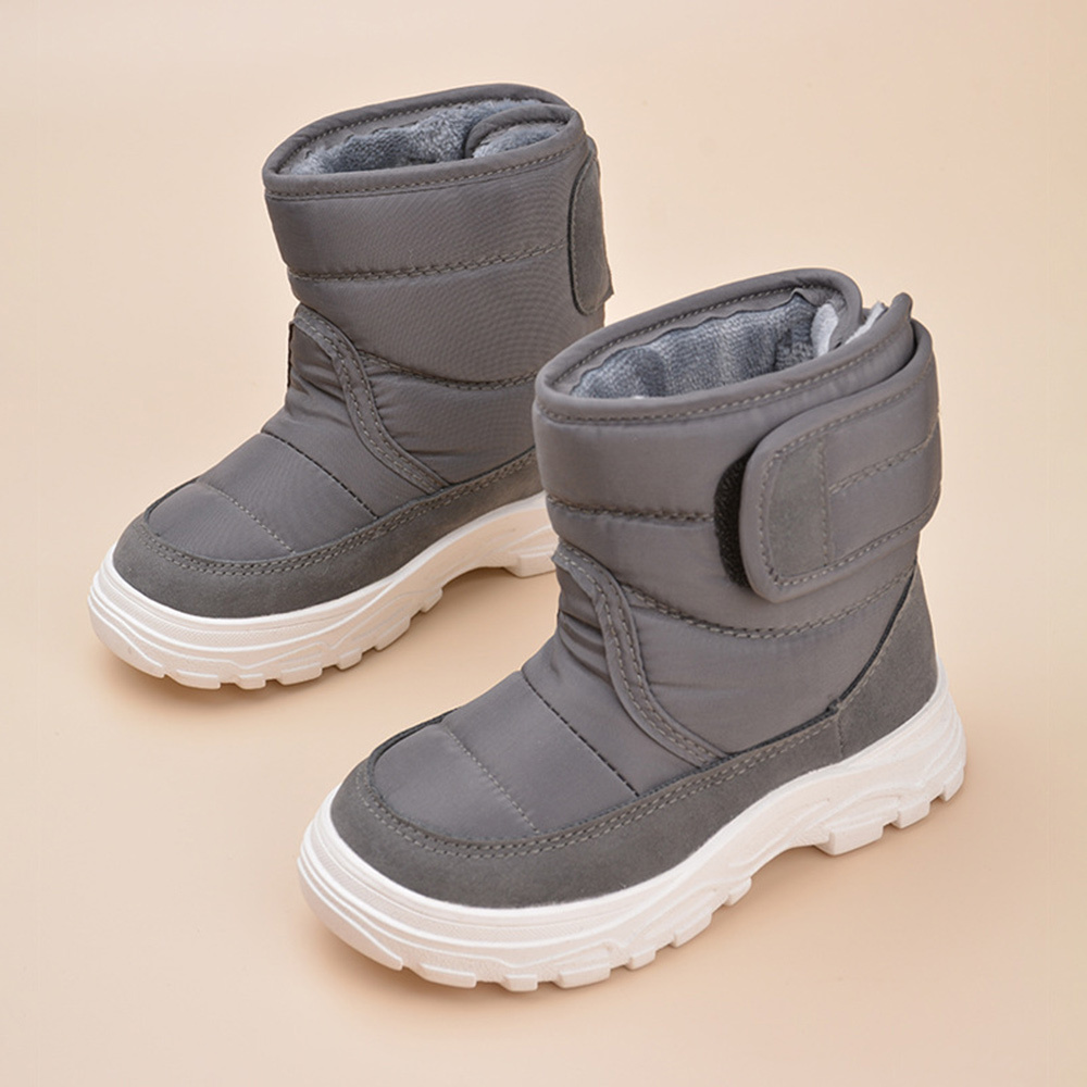 Warme Kinder-Schneestiefel mit weicher Sohle