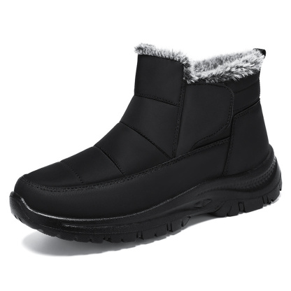 Winterliche kurze warme Schneestiefel für Damen und Herren