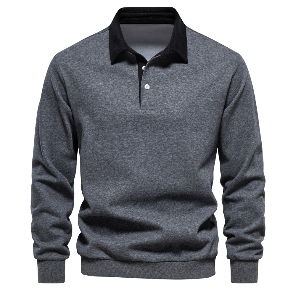 Therling™ Neues Langarm-Revers-Poloshirt für Herren