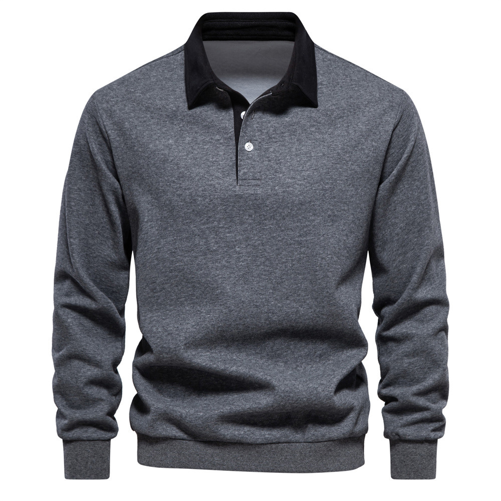 Therling™ Neues Langarm-Revers-Poloshirt für Herren