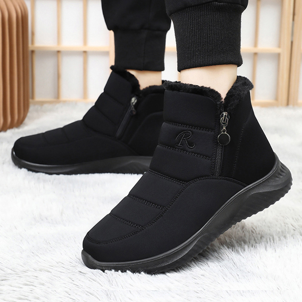Winterwarme High-Top-Schuhe aus verdickter Samtbaumwolle für Männer und Frauen