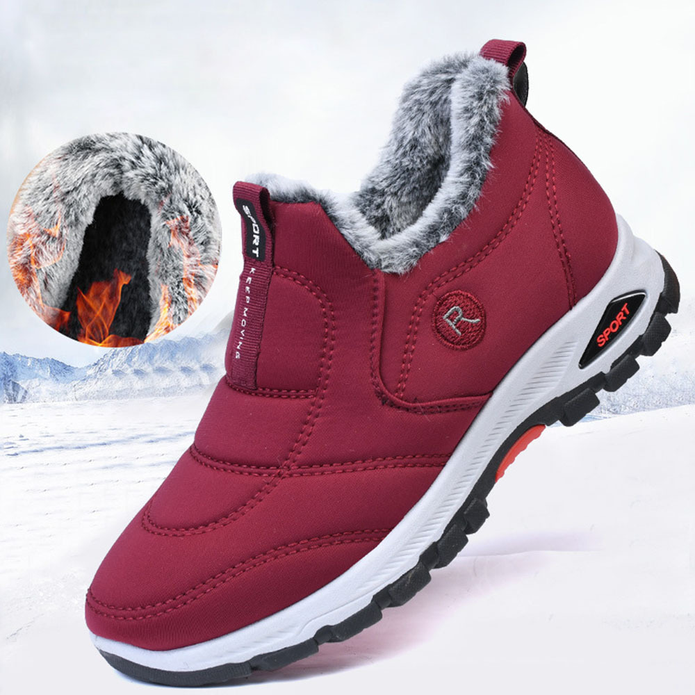 Warme Fleece-Schneestiefel