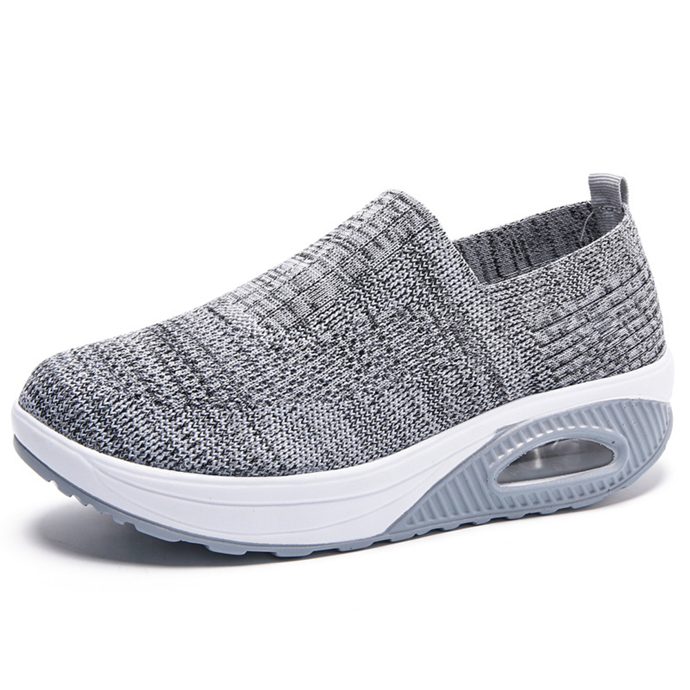 Atmungsaktive Luftpolster-Sneaker für Damen aus Fliegenstrick