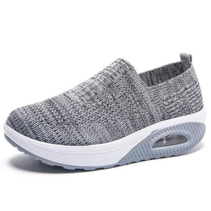 Atmungsaktive Luftpolster-Sneaker für Damen aus Fliegenstrick