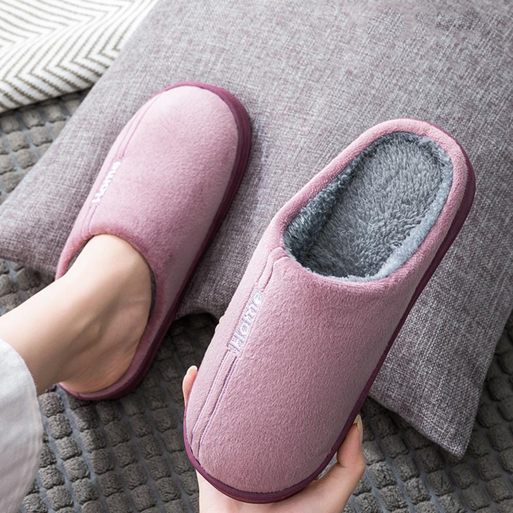 Neue Heim-Plüsch-Baumwollschuhe für Herbst und Winter