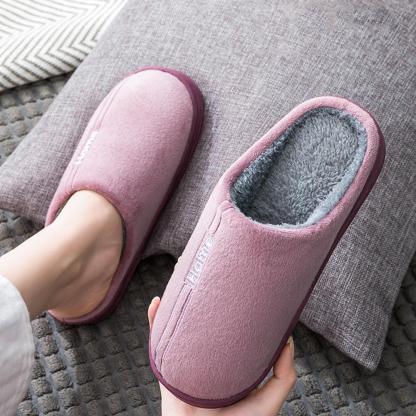 Neue Heim-Plüsch-Baumwollschuhe für Herbst und Winter