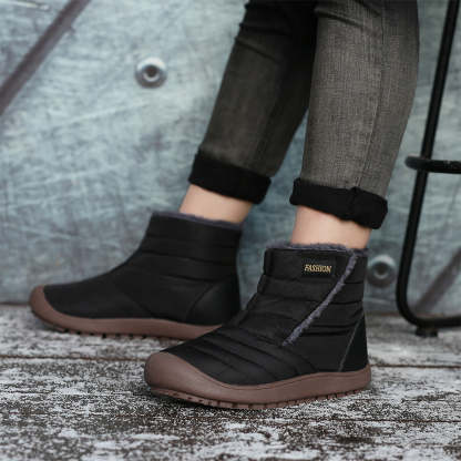 Warme, wasserdichte, wasserdichte Schneestiefel aus Fleece