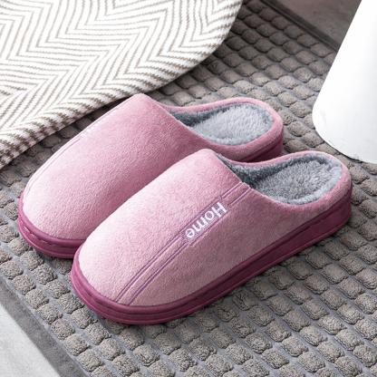 Neue Heim-Plüsch-Baumwollschuhe für Herbst und Winter