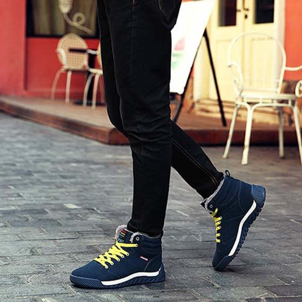 Neue Winter-High-Top-Fleece-warme Baumwollschuhe