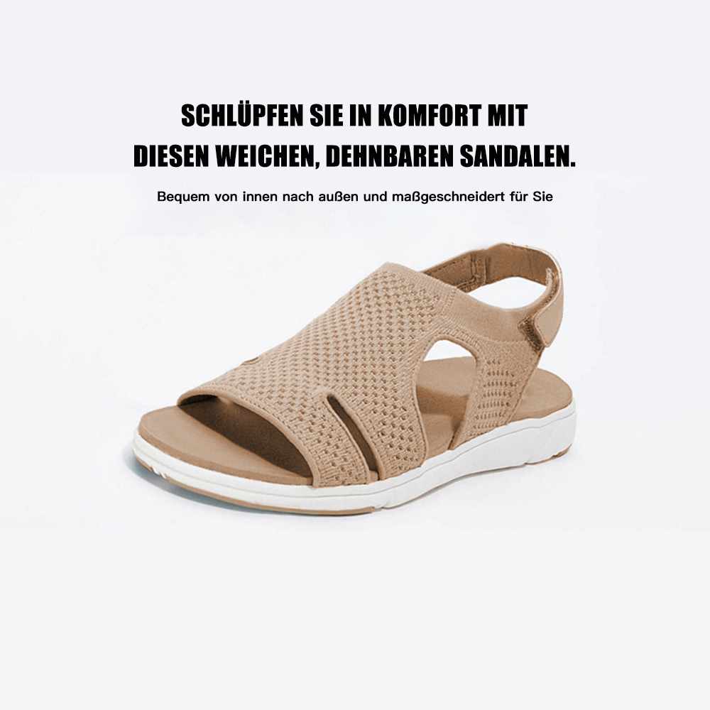 Atmungsaktive Hohlsandalen für Damen mit weicher Sohle