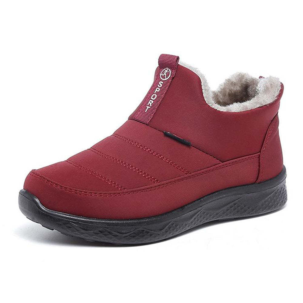 Winterstiefel aus verdicktem Samt und warmer Baumwolle