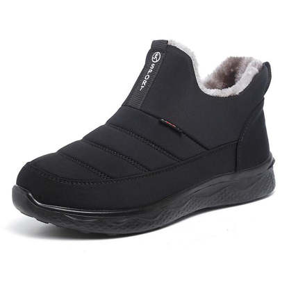 Winterstiefel aus verdicktem Samt und warmer Baumwolle