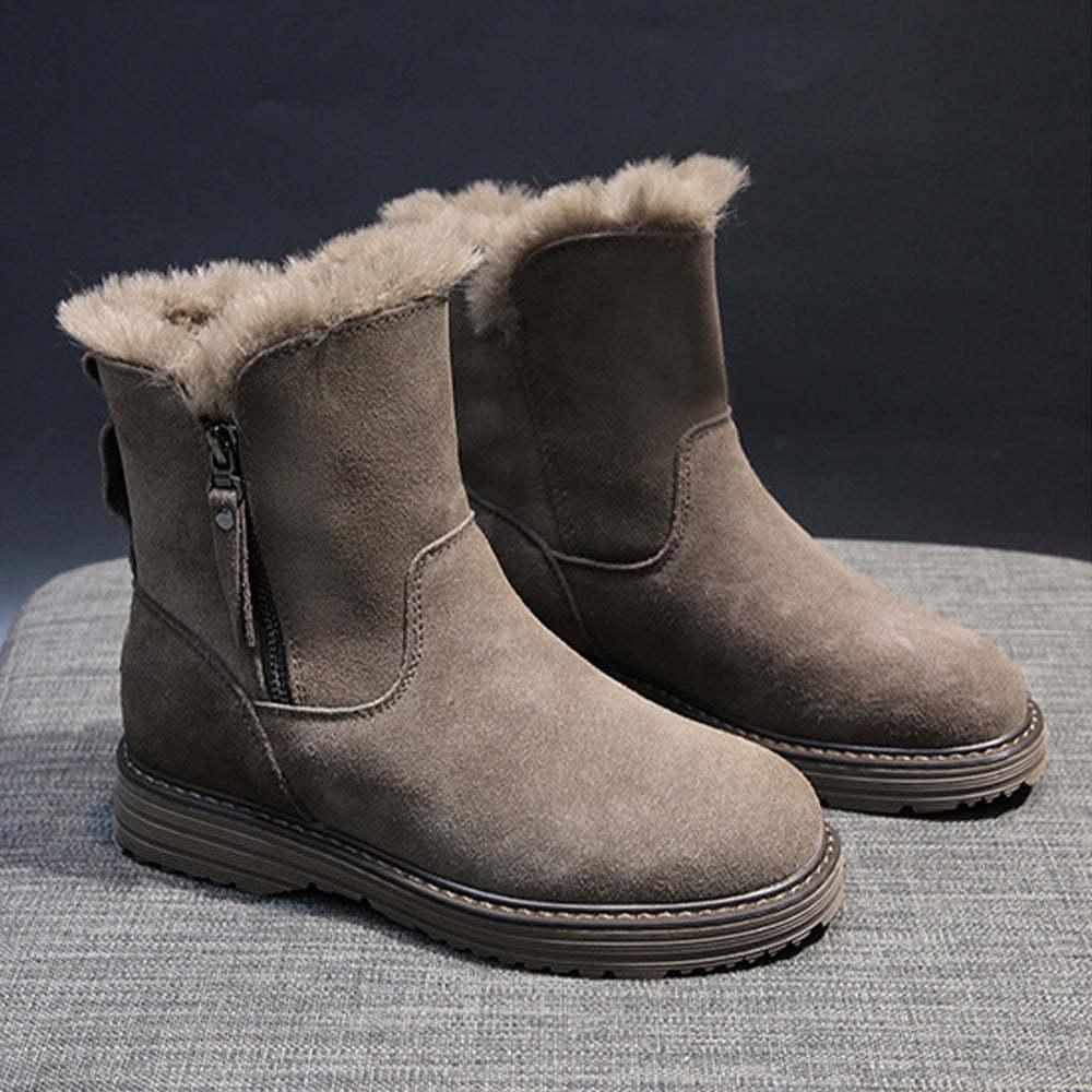 Neue, lässige, verdickte warme Damenstiefel für den Winter