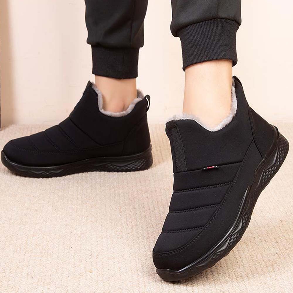 Winterstiefel aus verdicktem Samt und warmer Baumwolle