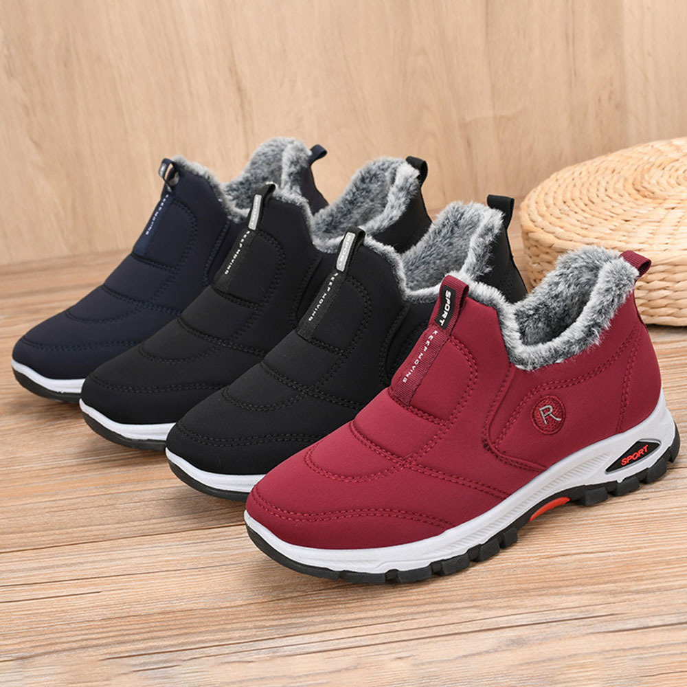 Warme Fleece-Schneestiefel