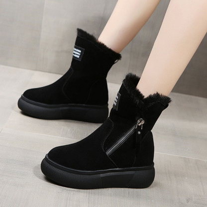 Winterstiefel für Damen mit dicker Sohle