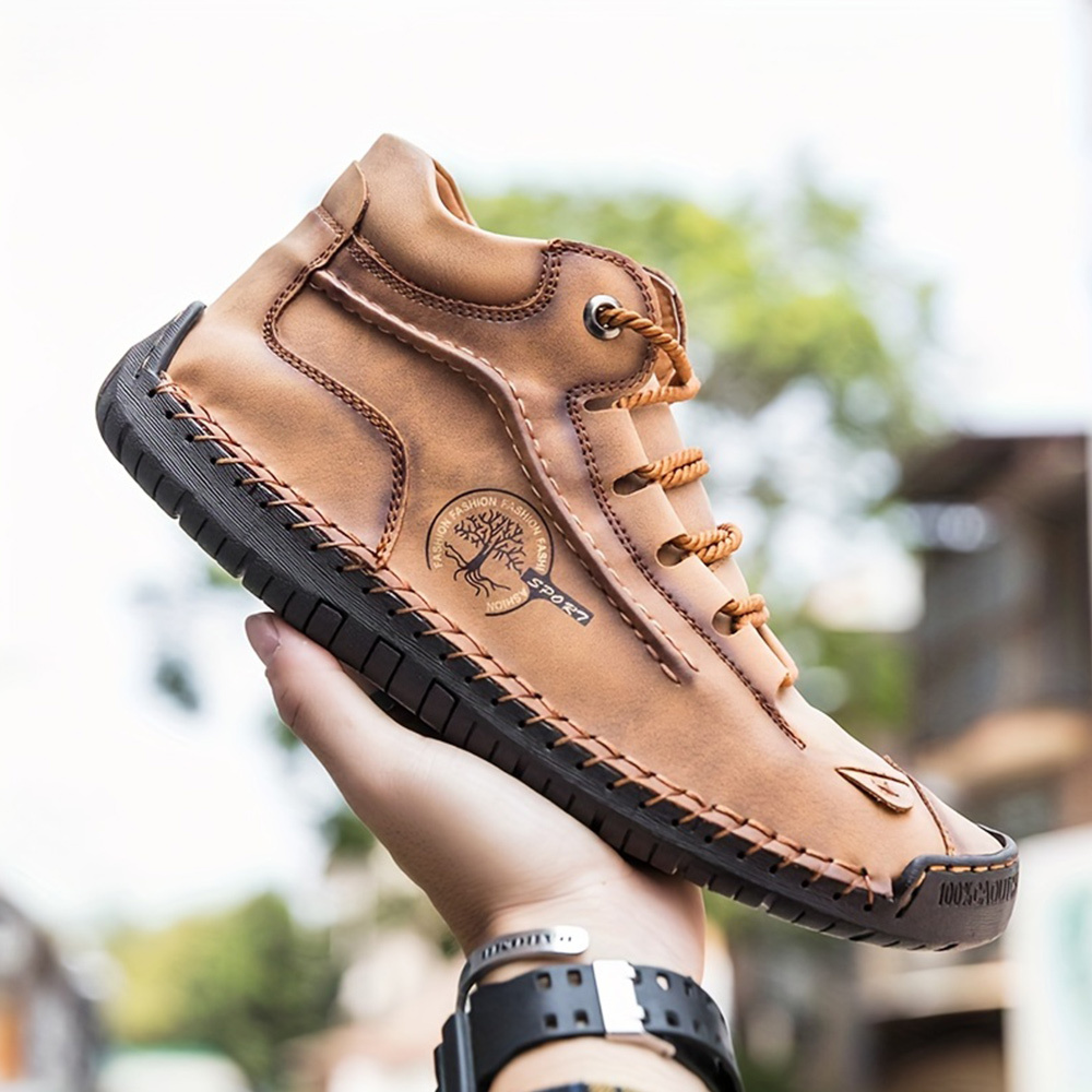 Vintage-Lederstiefel für Herren