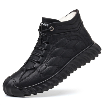 Warme Herren-Schneeschuhe aus Fleece für den Winter