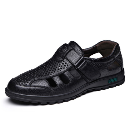 Herren-Hohlsandalen aus Premium-Rindsleder