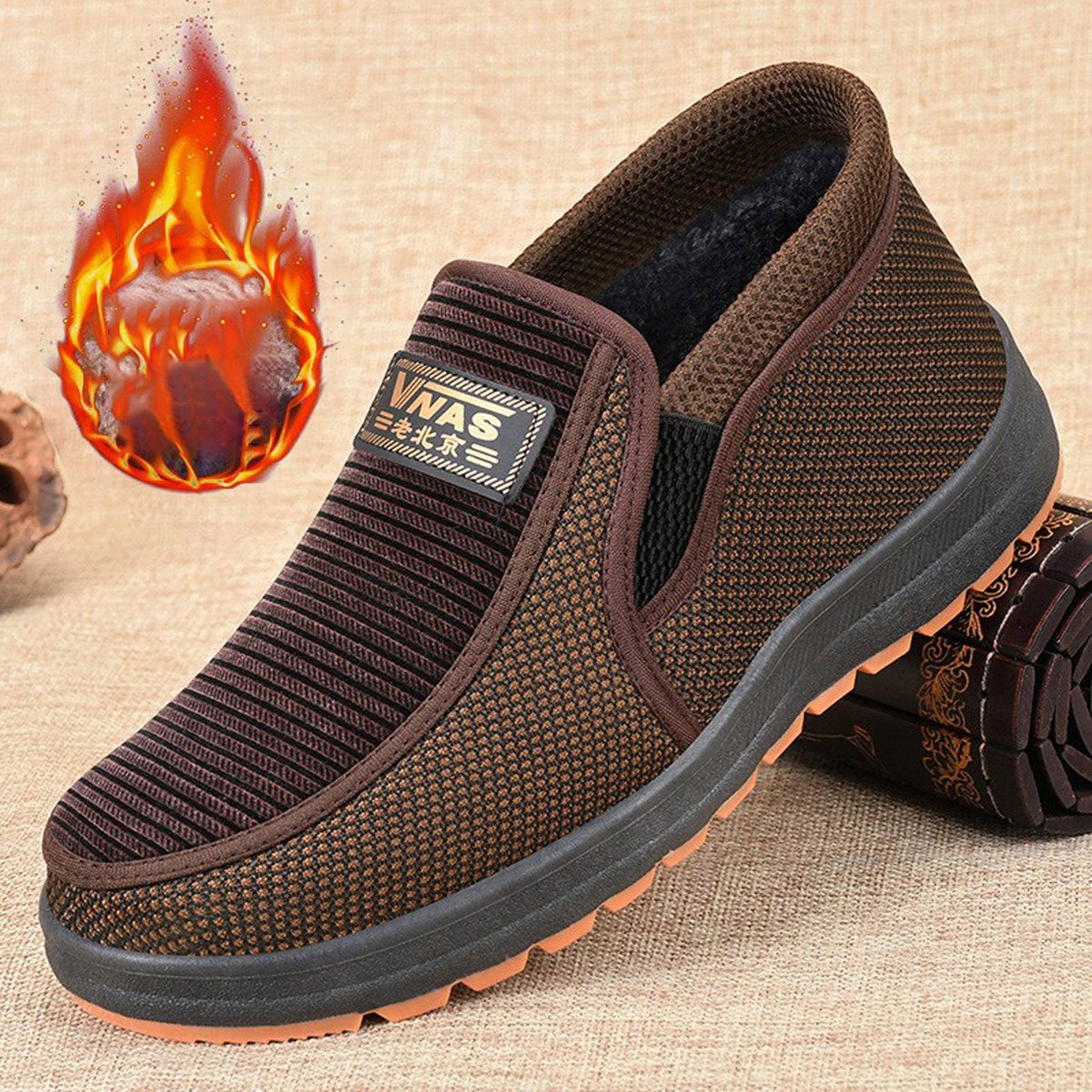 Dicke warme Baumwollschuhe für Herren