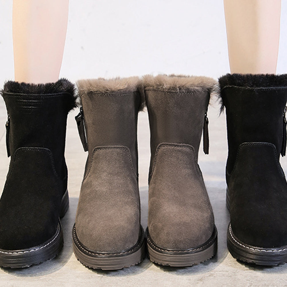 Neue, lässige, verdickte warme Damenstiefel für den Winter