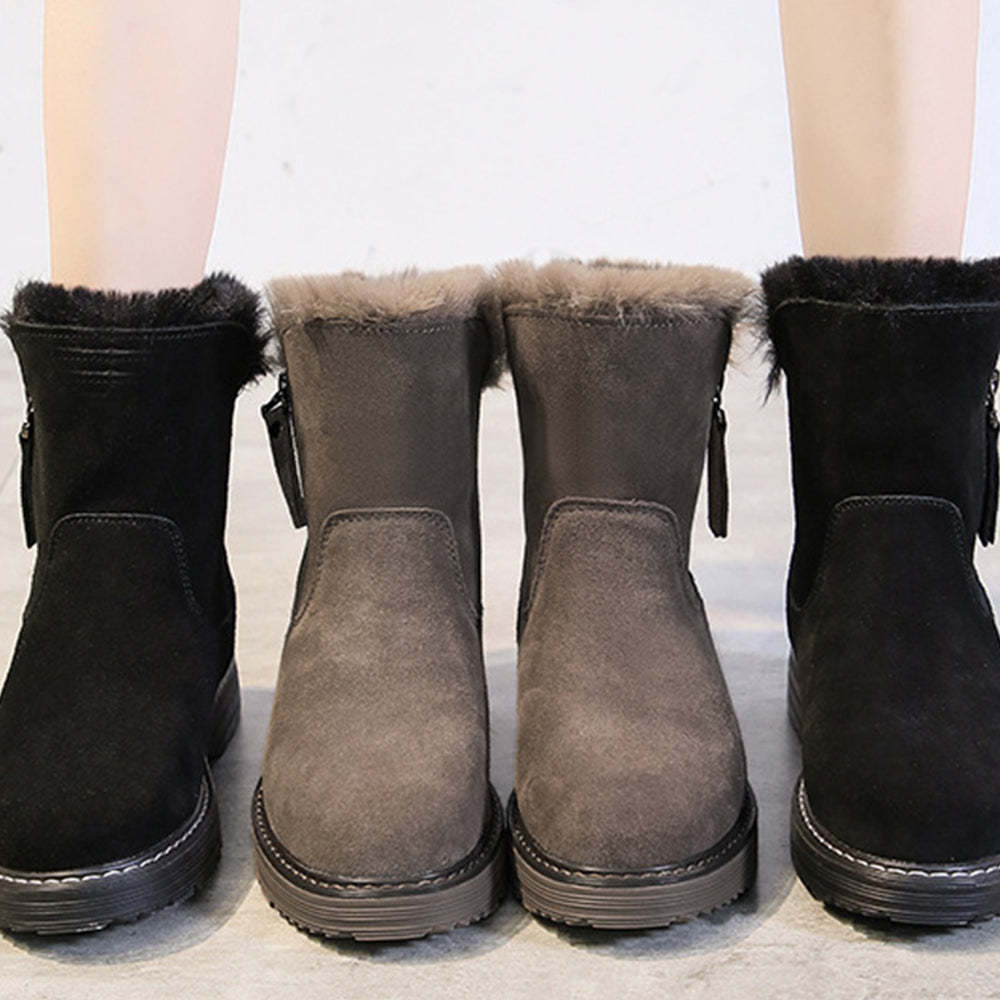 Neue, lässige, verdickte warme Damenstiefel für den Winter