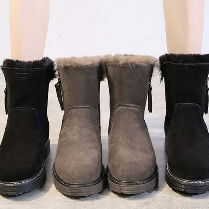 Neue, lässige, verdickte warme Damenstiefel für den Winter