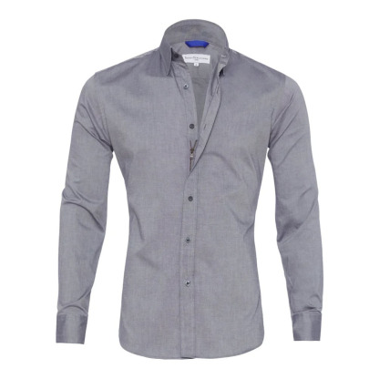 THERLING Camicia elasticizzata con cerniera da uomo nuova primavera