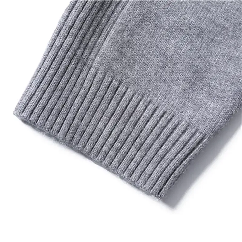 Herren-Pullover mit Rollkragen und Basic-Kaschmirbasis