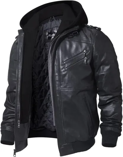 Hochwertige Lederjacke Herren