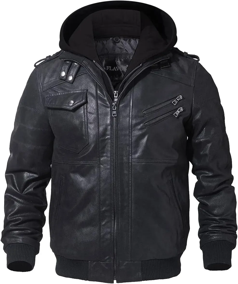 Hochwertige Lederjacke Herren