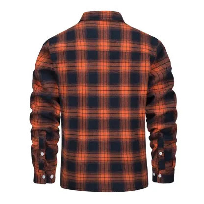 Karierte Jacke