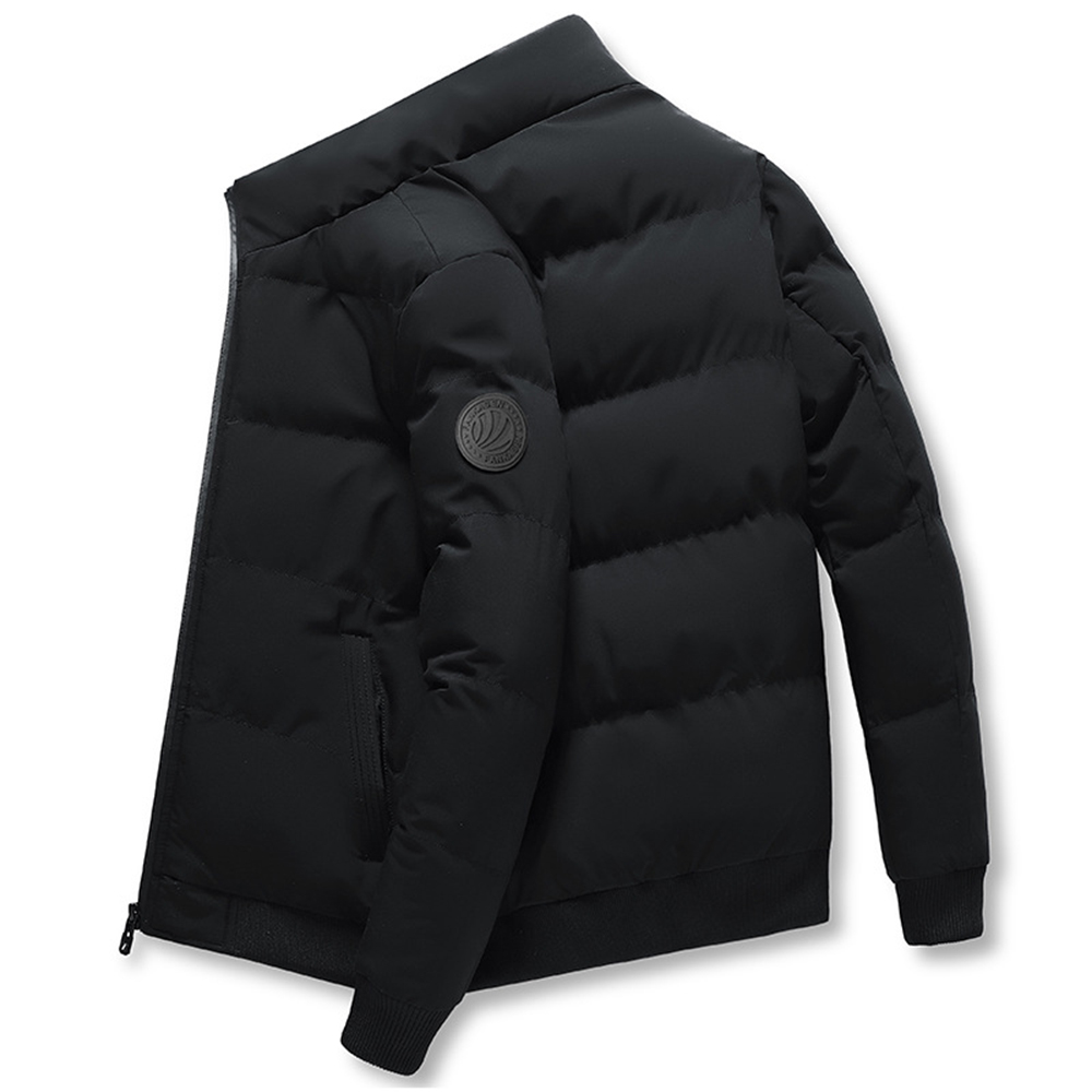  Neue Winterjacke für Herren mit Stehkragen sowie samtwarmer und modischer Baumwollmantel