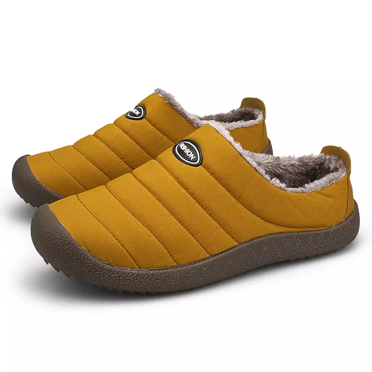 Winter Herren Fleece Baumwollschuhe Baumwollpantoffeln