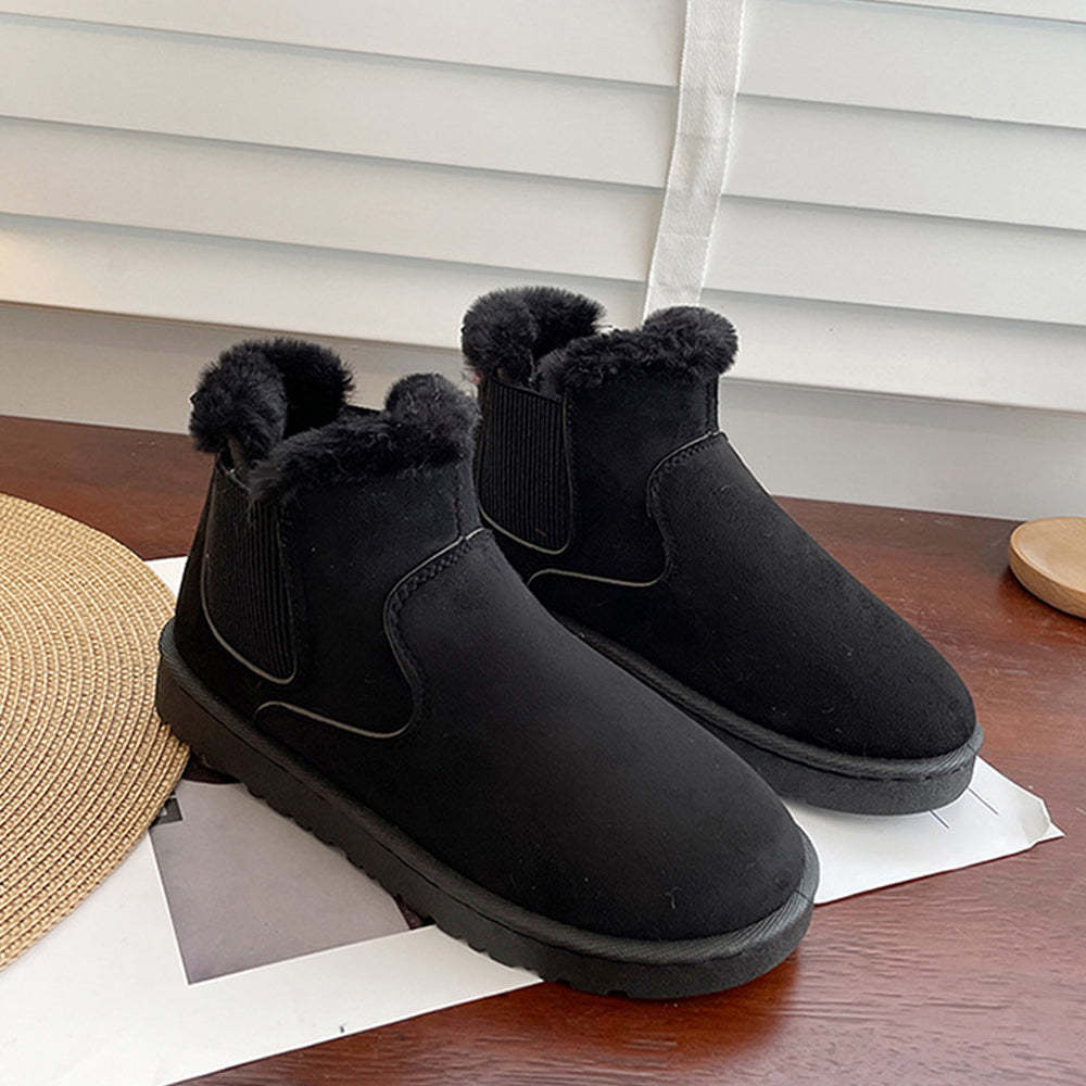 Winter neuer Stil plus Samtmode warme Baumwollschuhe Stiefeletten Schu