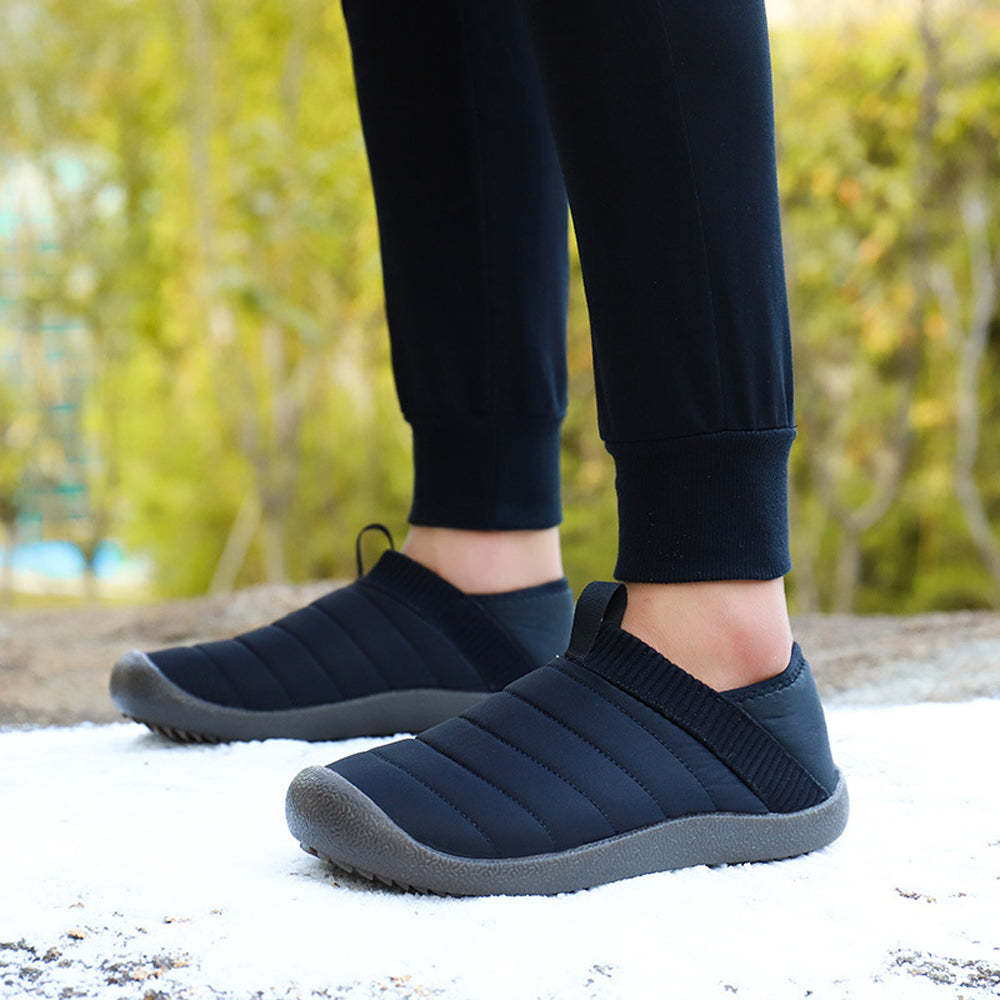 Plüschpantoffeln mit variablen Baumwollschuhen