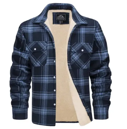 Karierte Jacke