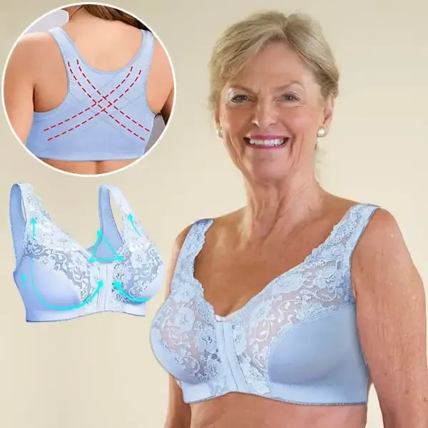 🔥Beim Kauf am letzten Tag 50 % RABATT😍-Haken vorne, Stretch-Spitze, Super-Lift und Haltungskorrektur – ALLES IN EINEM BH!
