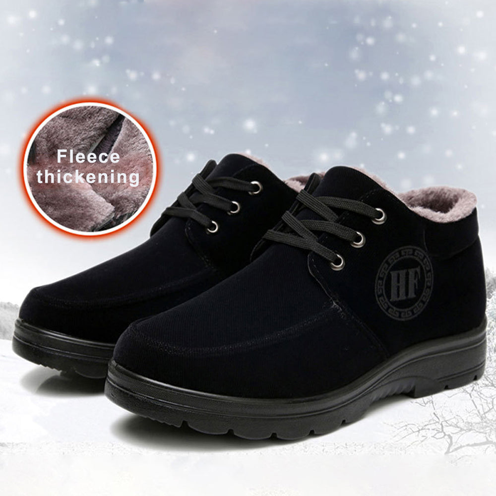 Herren-Winterfleece-Schuhe aus rutschfester, warmer Baumwolle