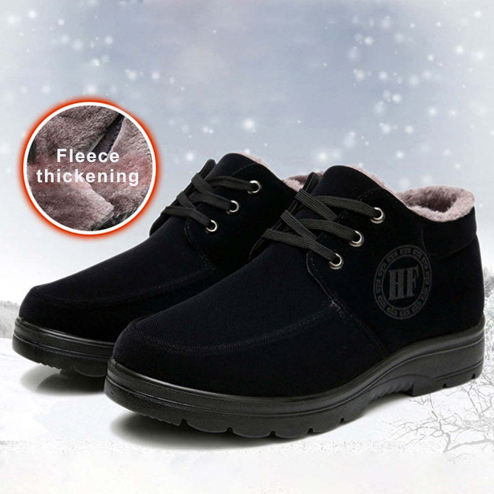 Herren-Winterfleece-Schuhe aus rutschfester, warmer Baumwolle