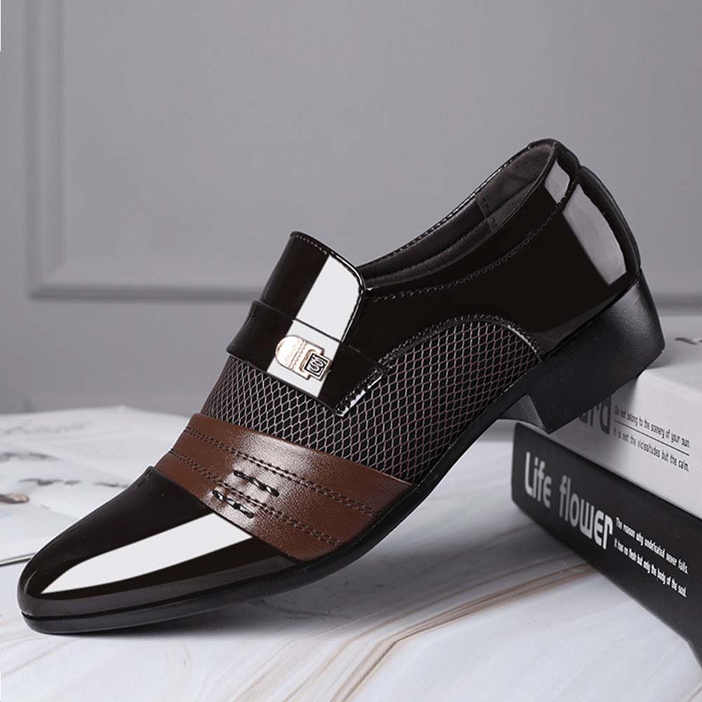 Herren-Business-Casual-Lederschuhe, Hochzeitsschuhe